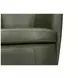 Valdoro Lyric Sage Leather Upholstered Swivel Club Chair