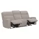 Traxton Jasper Taupe 92" Zero Gravity Triple Power Reclining Sofa with USB Charging