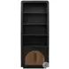 Eclipse Clove And Natural Walnut 78" High Bookcase Pier