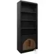 Eclipse Clove And Natural Walnut 78" High Bookcase Pier