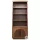 Eclipse Bourbon And Walnut 78" High Bookcase Pier