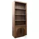 Eclipse Bourbon And Walnut 78" High Bookcase Pier