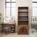 Eclipse Bourbon And Walnut 78" High Bookcase Pier