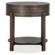 Hadleigh Black Coffee Bean Round End Table