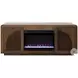 Eclipse Bourbon And Walnut 65" Fireplace TV Stand