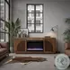 Eclipse Bourbon And Walnut 65" Fireplace TV Stand