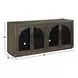Burlington Brown 4 Door Server