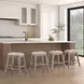 Taylor Gray Upholstered Counter Height Stool Set of 2
