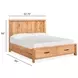 Laramie Honey Wheat Queen Storage Panel Bed