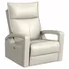 Barnard Del Mar Cream Leather Swivel Glider Power Recliner with USB Charging