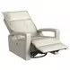 Barnard Del Mar Cream Leather Swivel Glider Power Recliner with USB Charging