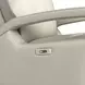 Barnard Del Mar Cream Leather Swivel Glider Power Recliner with USB Charging