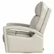 Barnard Del Mar Cream Leather Swivel Glider Power Recliner with USB Charging