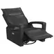 Barnard Del Mar Gray Leather Swivel Glider Power Recliner with USB Charging