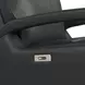 Barnard Del Mar Gray Leather Swivel Glider Power Recliner with USB Charging