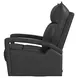 Barnard Del Mar Gray Leather Swivel Glider Power Recliner with USB Charging