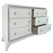 Cassie White 6 Drawer Dresser