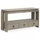Conrad Stone Harbor Gray Rectangular Lift Top Occassional Table Set