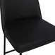 Sydney Black Upholstered Counter Height Stool Set of 2