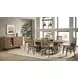 Landmark Weathered Oak 96" Extendable Rectangular Dining Table