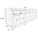 Edinburg Driftwood TV Stand