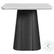 Yuri Black And White End Table