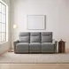 Edition Gray Power 78" Double Reclining Sofa