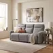 Edition Gray Power 78" Double Reclining Sofa