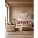 Avondale Burlap Living Room Set