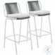 Luft White And Green Bar Stool Set Of 2