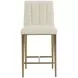 Hadwin Geralt Linen Performance Fabric Counter Height Stool