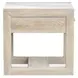 Northcrest Gallery Buff and Antique Silver Rectangular Marble Top Occassional Table Set