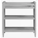 Modern Nursery Light Gray Changing Table