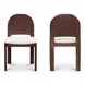 Emil Cream Upholstered Dining Chair Set of 2