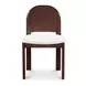 Emil Cream Upholstered Dining Chair Set of 2