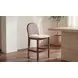 Emil Cream Upholstered Counter Height Stool