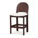 Emil Cream Upholstered Counter Height Stool