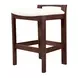 Emil Cream Upholstered Counter Height Stool