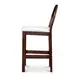 Emil Cream Upholstered Counter Height Stool