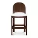 Emil Cream Upholstered Counter Height Stool