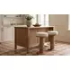 Nio White Mist Upholstered Swivel Counter Height Stool