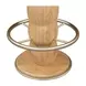 Nio Dark Green Upholstered Swivel Counter Height Stool