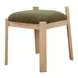 Oli Dark Green Upholstered Dining Chair Set of 2