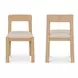 Oli Beige Upholstered Dining Chair Set of 2