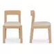 Oli Beige Upholstered Dining Chair Set of 2