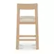 Oli Beige Upholstered Counter Height Stool
