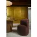 Rossi Berry Performance Fabric Upholstered Swivel Dining Chair