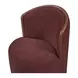 Rossi Berry Performance Fabric Upholstered Swivel Dining Chair