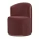 Rossi Berry Performance Fabric Upholstered Swivel Dining Chair