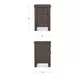Loren Dark Brown 2 Drawer Small Nightstand